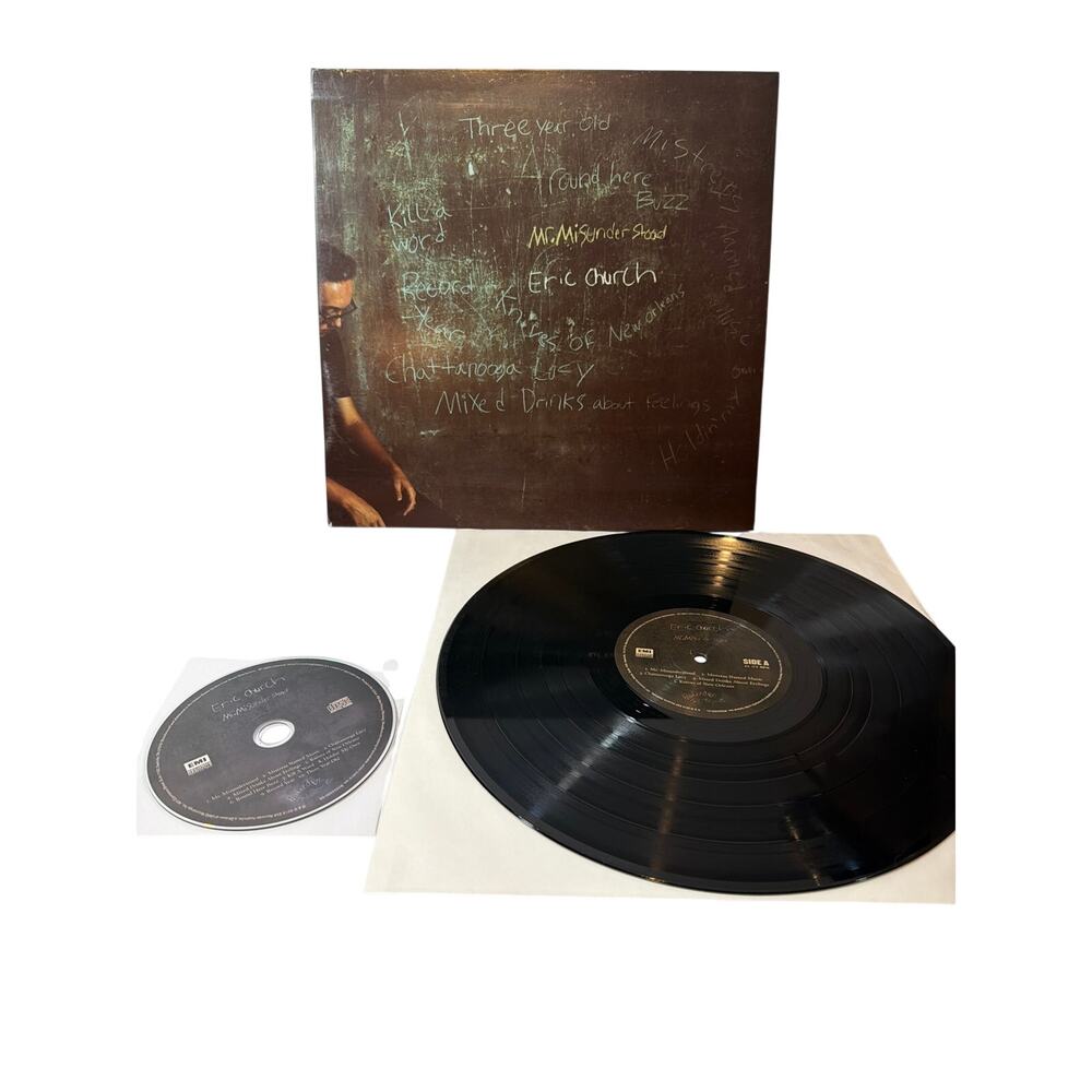ERIC CHURCH Mr. Misunderstood 2015 Original Pressing Vinyl LP Includes CD
